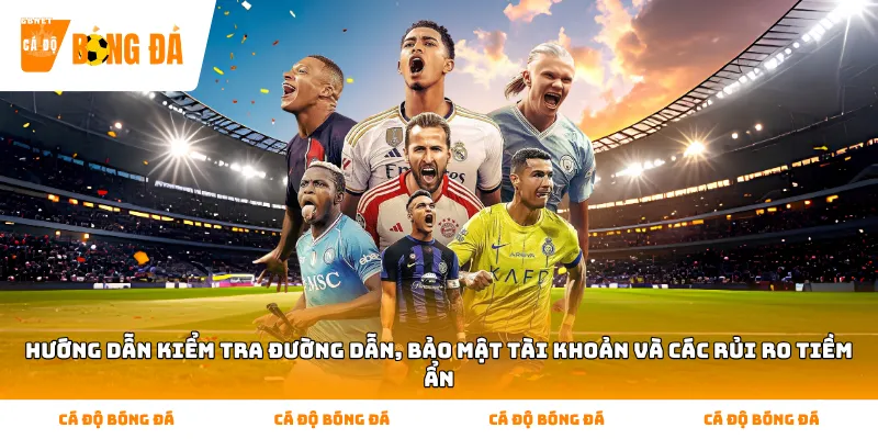 Hướng dẫn kiểm tra đường dẫn, bảo mật tài khoản và các rủi ro tiềm ẩn
